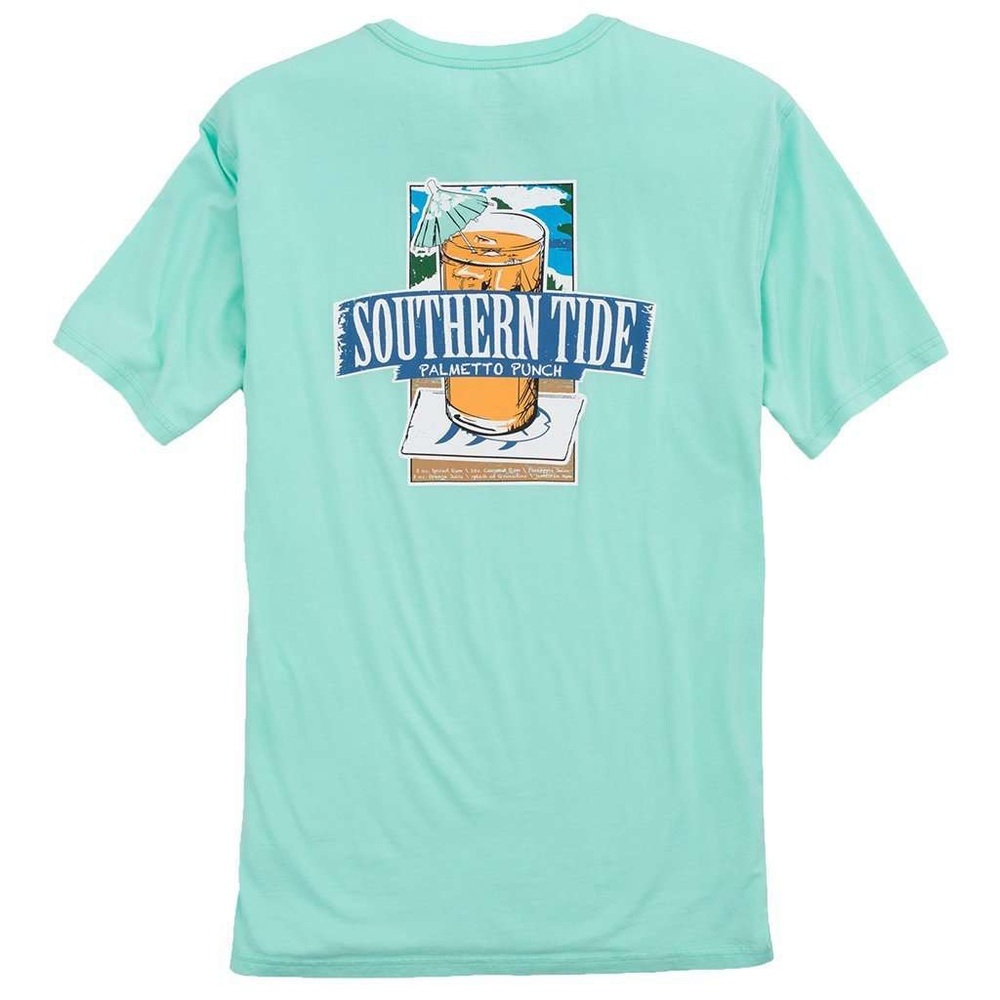 SOUTHERN TIDE Southern Mix T-Shirt in Offshore Green